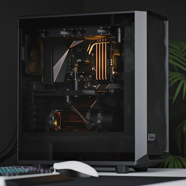 Fractal Design Meshify 2 Compact RGB White Computer Case